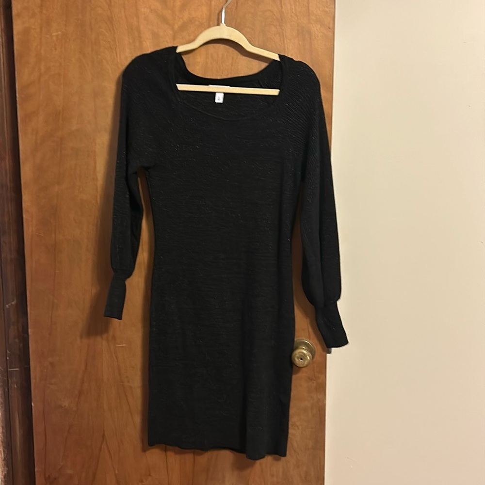 Nine West black sparkly dress